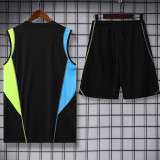23-24 ARS Black Tank top and shorts suit