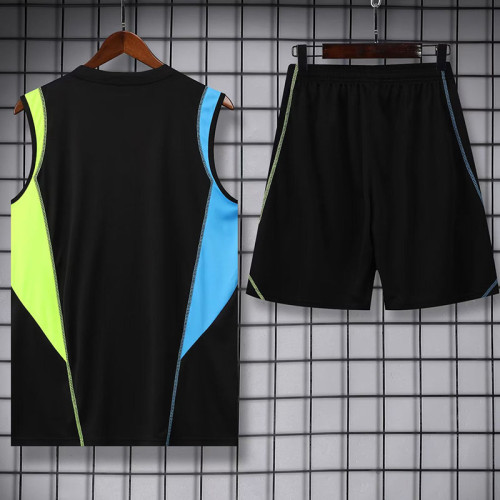 23-24 ARS Black Tank top and shorts suit