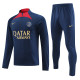 23-24 PSG Royal Blue Half Pull Tracksuit (半拉链)