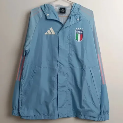 24-25 Italy Light blue windbreaker