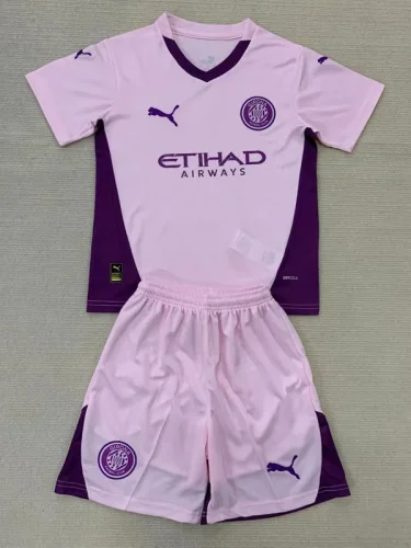 24-25 Girona Third Kids Soccer Jersey