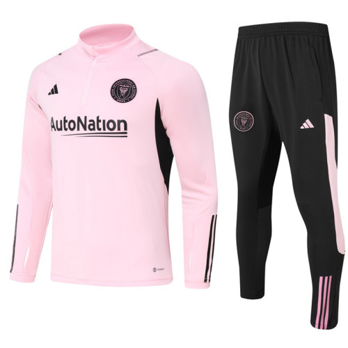 22-23 Inter Miami Pink Half Pull Tracksuit (半拉链)