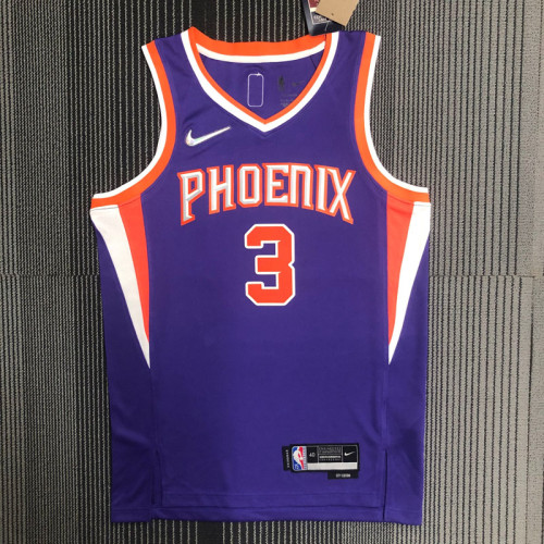 21-22 Suns PAUL #3 Purple 75th Anniversary Top Quality Hot Pressing NBA Jersey