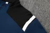 2024 JOM Royal blue Half Pull Tracksuit #2492(半拉链)