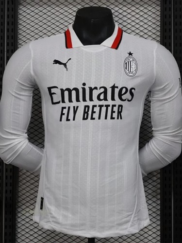 2024-25 ACM Away Long sleeve Player Version Soccer jersey (长袖球员)