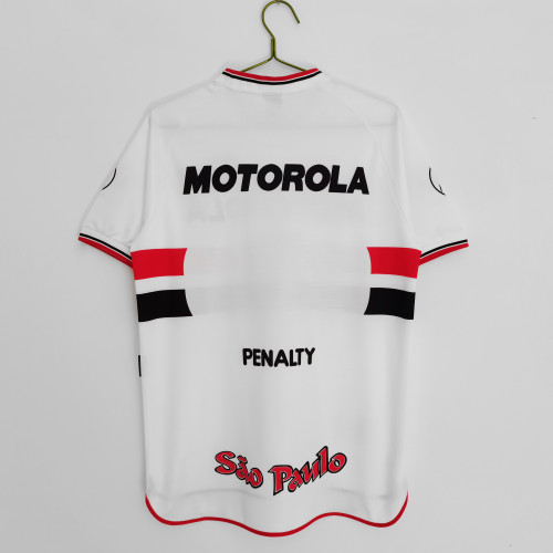 2000 Sao Paulo Home Round Neck Retro Soccer Jersey