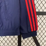 2024 Bayern Royal blue Double Sided Windbreaker (双面风衣)(刺绣)