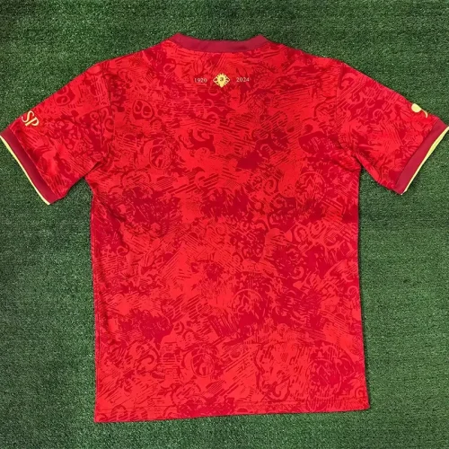 24-25 Spain Comma Red Special Edition Fans Soccer Jersey