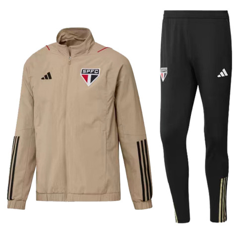 23-24 Sao Paulo Brown Jacket Tracksuit #A662