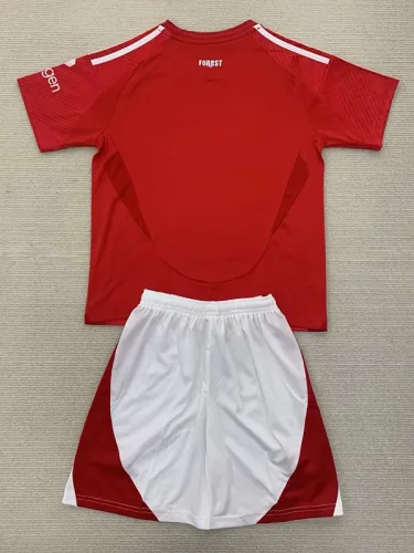 24-25 Nottingham Forest Home Kids Soccer Jersey