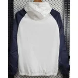 24-25 Flamengo White Windbreaker (黑袖)