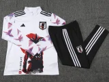 24-25 Japan White Half Pull Tracksuit (半拉链)(悟空)