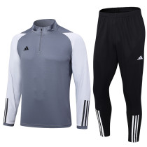 2023 AD Grey Half Pull Tracksuit Lh #2329 (半拉链)