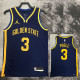 22-23 WARRIORS POOLE #3 Dark blue Top Quality Hot Pressing NBA Jersey (Trapeze Edition)