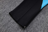 2023 Al-Nassr Blue Black Kids Half Pull Tracksuit (童装) (半拉链)