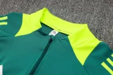 24-25 Algeria Dark green Half Pull Tracksuit (半拉链)