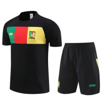 23-24 Cameroon Black Training Short Suit