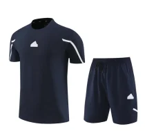 24-25 AD Royal Blue Training Short Suit #3333(100%Cotton)纯棉
