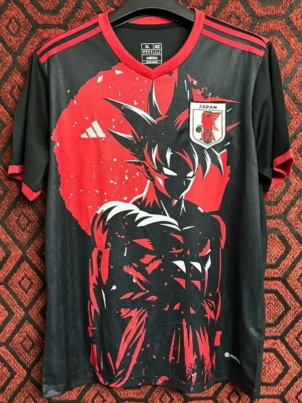 24-25 Japan Black Special Edition Fans Training Shirts #红赛亚人