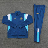 23-24 Man City Royal Blue Jacket Tracksuit #05