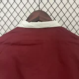 24-25 Mexico Red & White Double Sided Windbreaker (双面风衣)(刺绣)