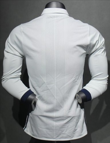 2016-2017 RMA Home Player Version 长袖球员 Long Sleeve Retro Soccer Jersey