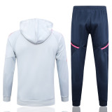 23-24 ARS Light Grey Hoodie Jacket Tracksuit #F447
