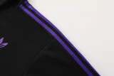 2024 AD Black Jacket Tracksuit #AJ19