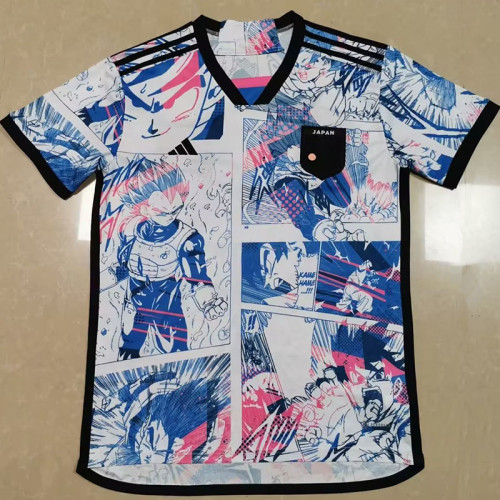 22-23 Japan Anime Edition White Fans Soccer Jersey (Print DRAGON BALL 超 SUPER )