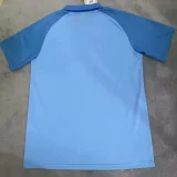 24-25 Man City White Blue Short Sleeve