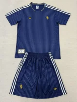 25-26 JUV Royal blue Retro Edition Kids Soccer Jersey