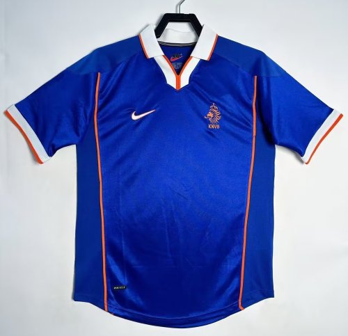 1998 Netherlands Away Retro Soccer Jersey