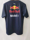 2021 Formula One Red Bull Cyan Short Sleeve Racing Suit(圆领)