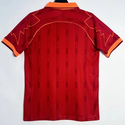 1999-2000 Roma Home Retro Soccer Jersey