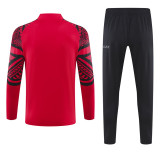 23-24 Napoli Red Half Pull Tracksuit (半拉链)