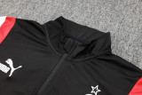 23-24 ACM Black Half Pull Tracksuit #B738 (半拉链)