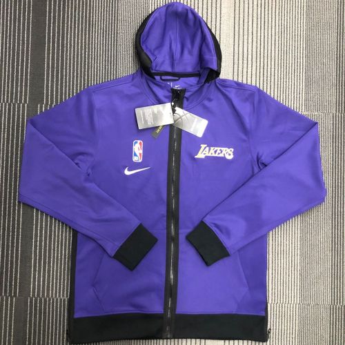 2022 Lakers Player GI Purple Zip hoodie Jacket