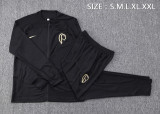 23-24 Corinthians Black Jacket Tracksuit #A649