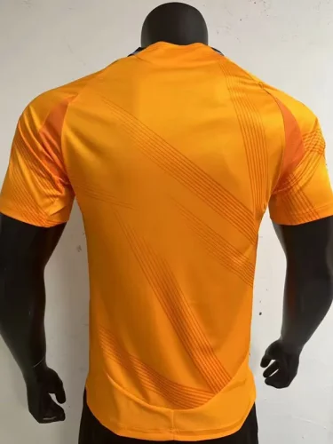 24-25 RMA Orange   Player Version Soccer Jersey