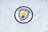 23-24 Man City Light Grey Polo Tracksuit #C991
