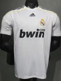 2009-2010 RMA Home Player Version 球员 Retro Soccer Jersey
