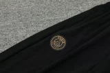 24-25 PSG Black Half Pull Tracksuit (半拉链)(粉色领)