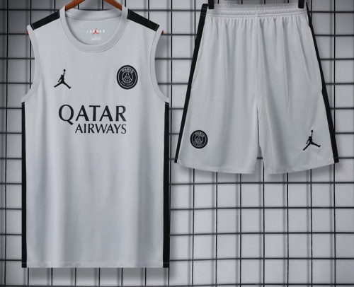 23-24 PSG Grey Tank top and shorts suit