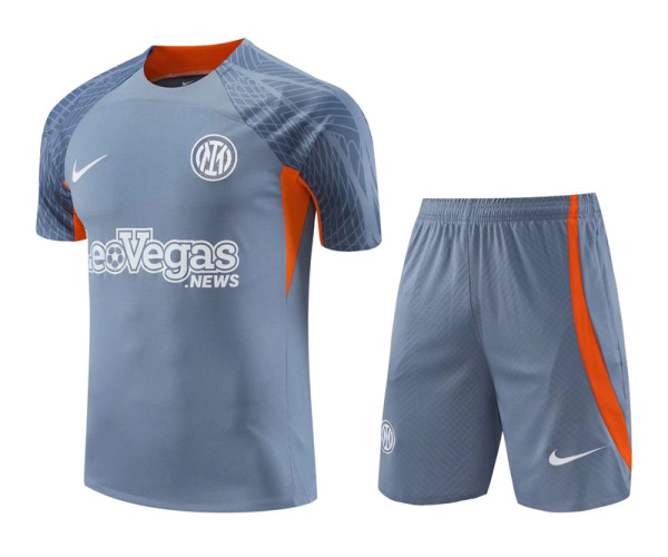 23-24 INT Grey Training Short Suit