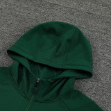 23-24 Algeria Green Hoodie Jacket Tracksuit