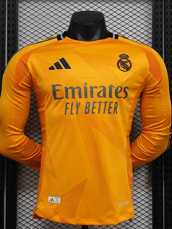 24-25 RMA Away Long Sleeve Player Version Soccer Jersey (长袖球员)