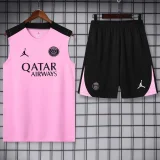 24-25 PSG Pink Tank top and shorts suit