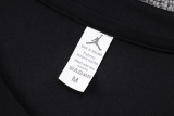23-24 PSG Jordan Black Tank top and shorts suit #D779