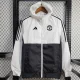 24-25 Man Utd White Black Windbreaker