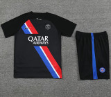 23-24 PSG Black Training Short Suit